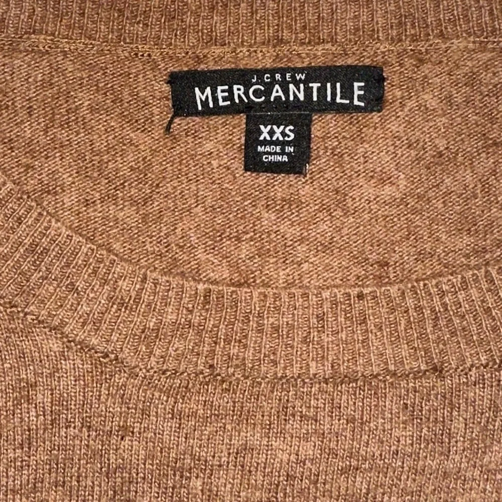 J. Crew Brown Crew Neck Sweater Classic Knit